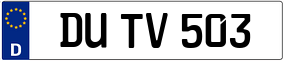 Truck License Plate